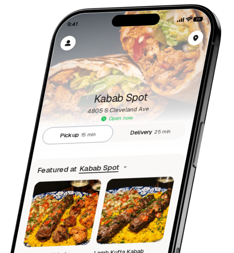 Kabab Spot app preview